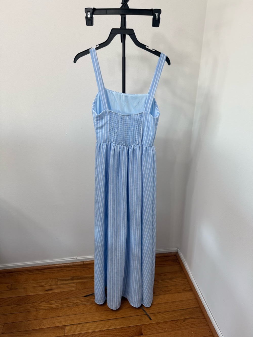 Altar'd State Light Blue Striped Maxi Sundress - Picture 5 of 6